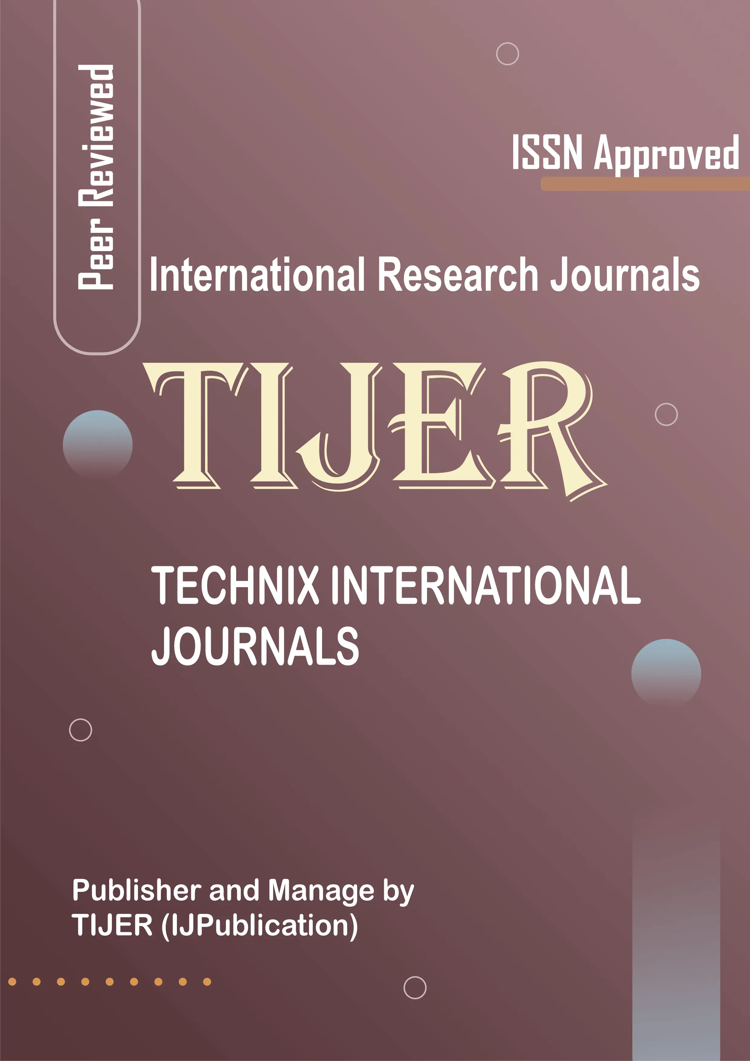 international peer reviewed research journal and book publication